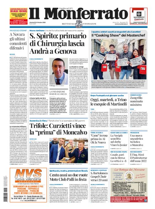 Il Monferrato - Edizione 79 del 25/10/2022